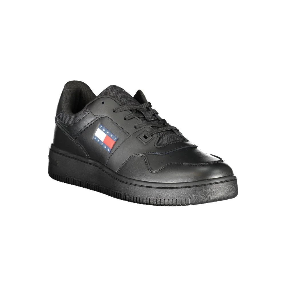 Tommy Hilfiger Black Polyester Sneaker - Sneakers