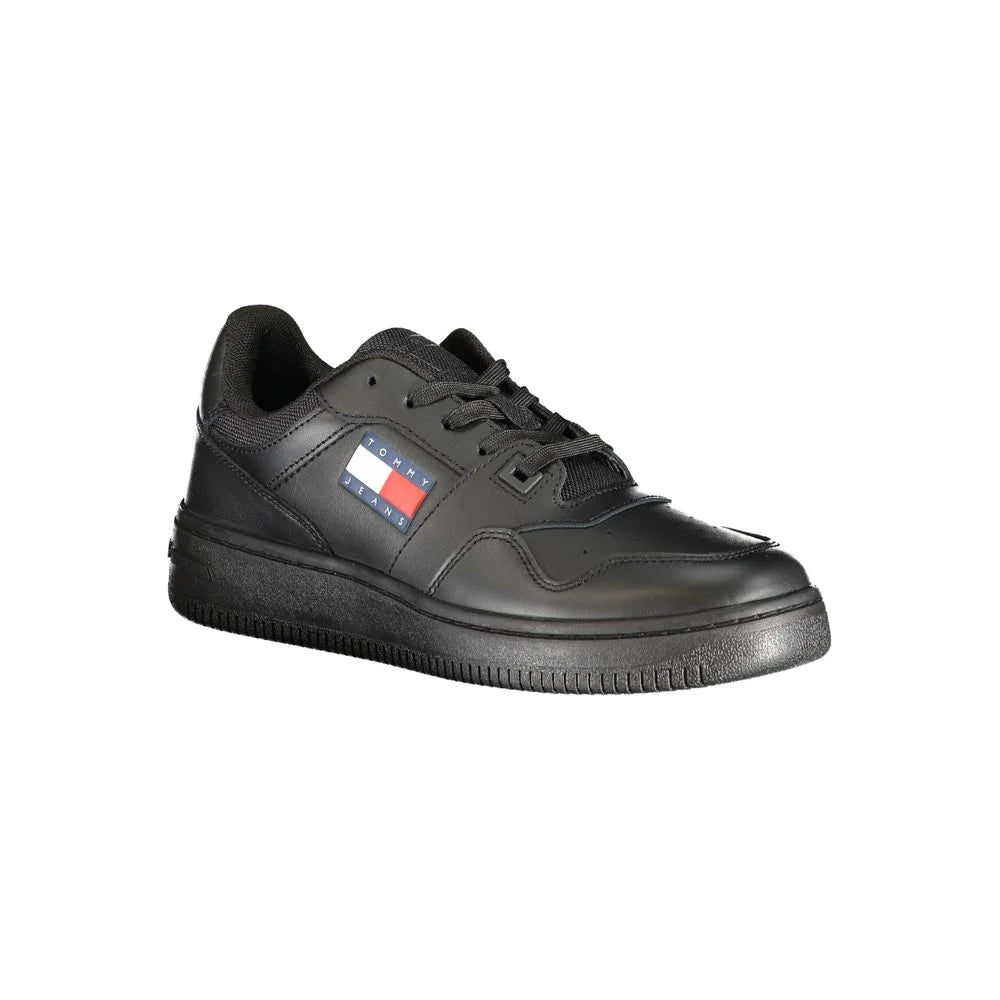 Tommy Hilfiger Black Polyester Sneaker - Sneakers