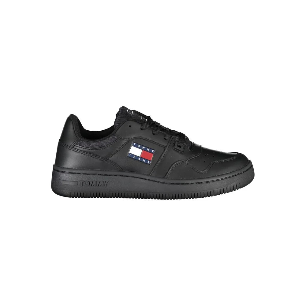 Tommy Hilfiger Black Polyester Sneaker - Sneakers