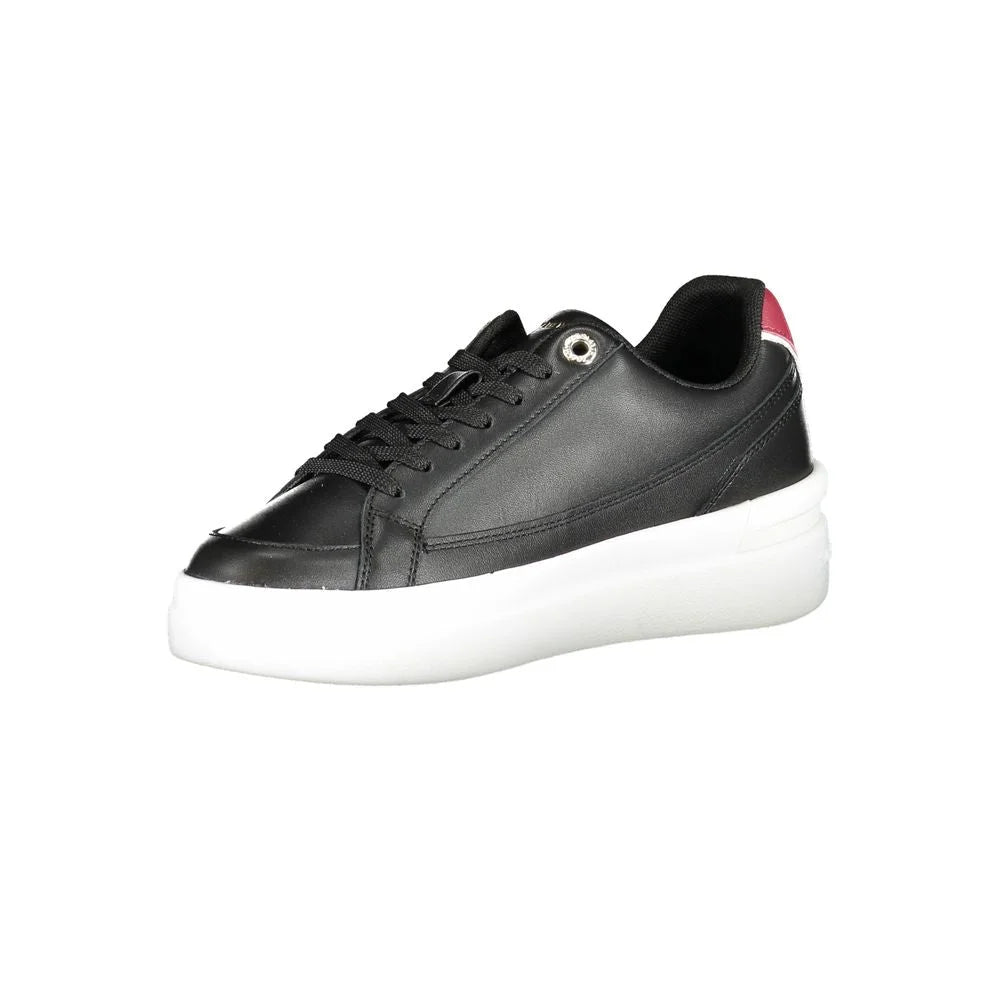 Tommy Hilfiger Black Polyester Sneaker - Sneakers