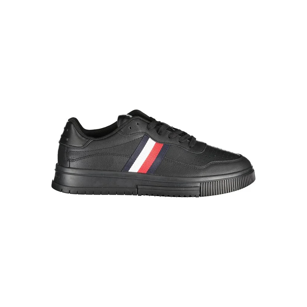 Tommy Hilfiger Black Polyester Sneaker - Sneakers