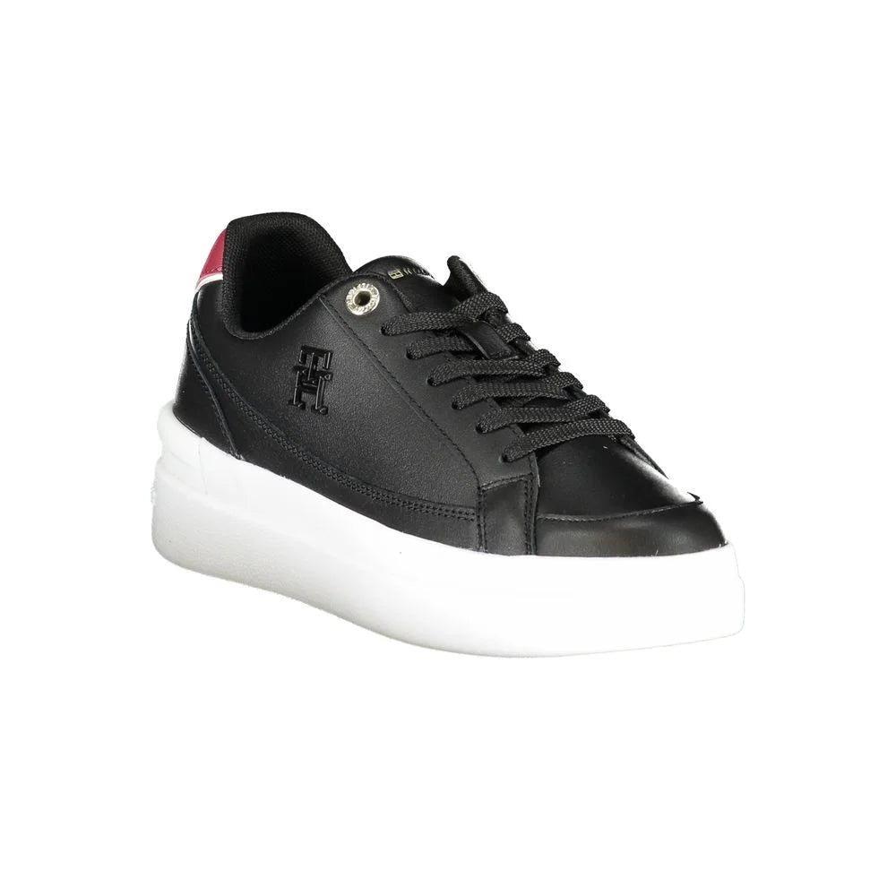 Tommy Hilfiger Black Polyester Sneaker - Sneakers