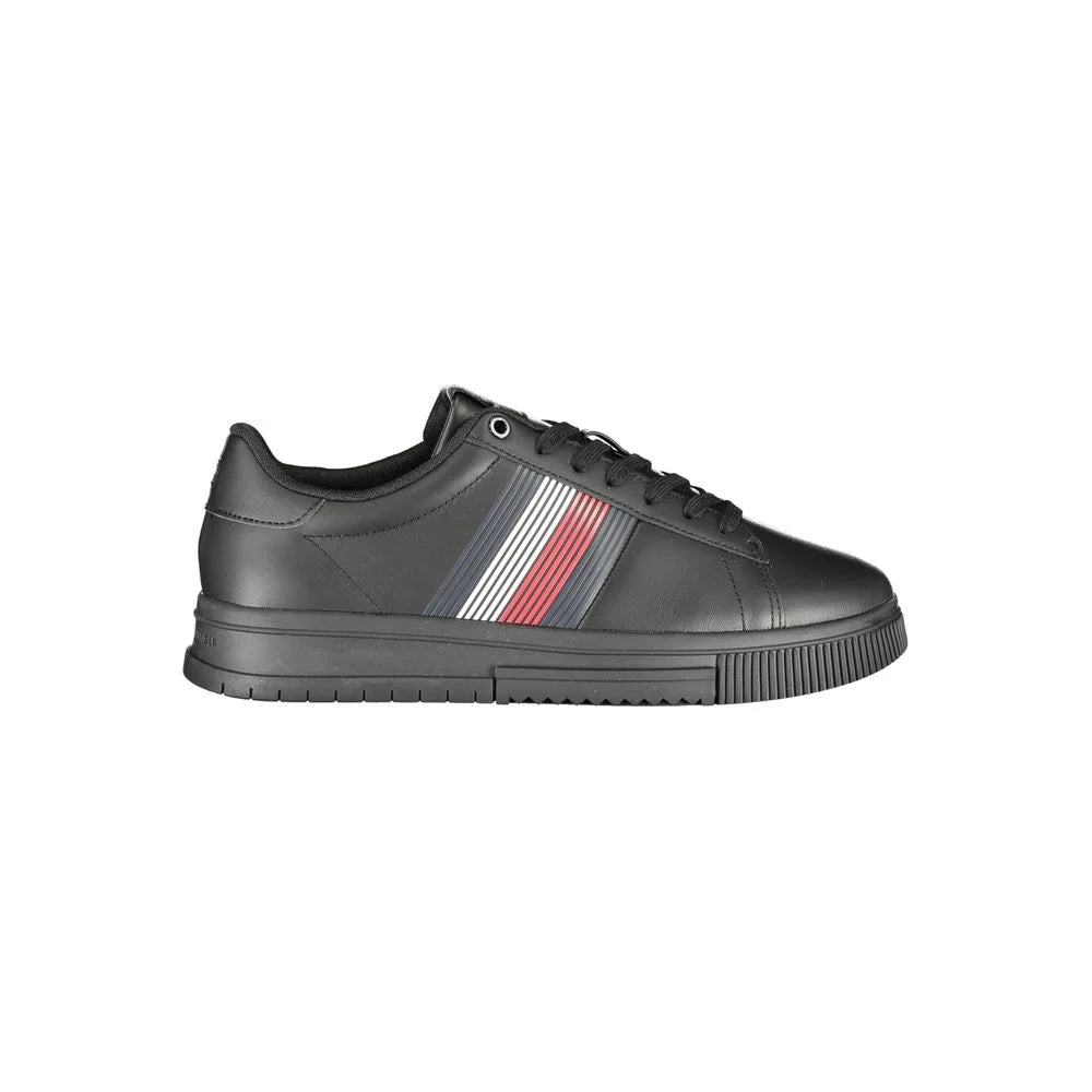 Tommy Hilfiger Black Polyester Sneaker - Sneakers