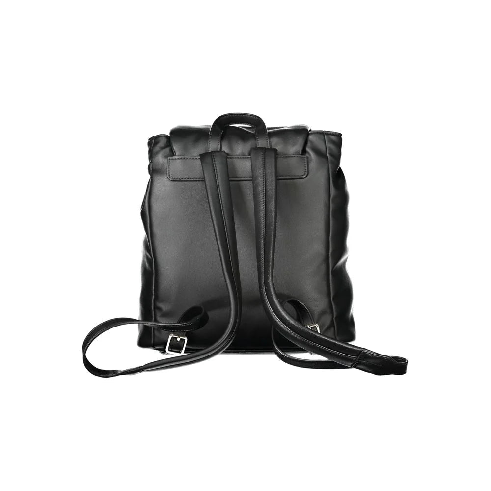 Tommy Hilfiger Black Polyester Women Backpack - Backpacks