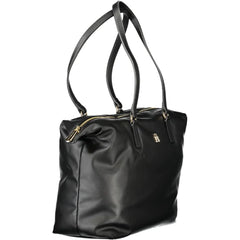 Tommy Hilfiger Black Polyester Women Handbag - Shoulder Bags