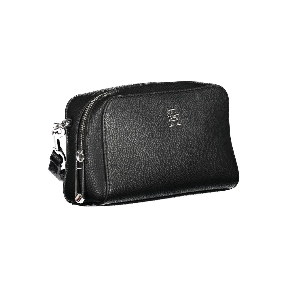 Tommy Hilfiger Black Polyethylene Handbag - Cross Body Bags