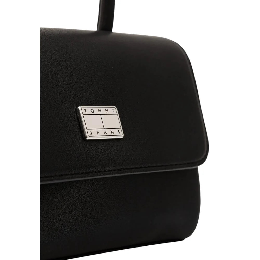 Tommy Hilfiger Black Polyethylene Handbag - Satchel Bags
