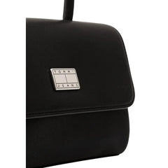 Tommy Hilfiger Black Polyethylene Handbag - Satchel Bags
