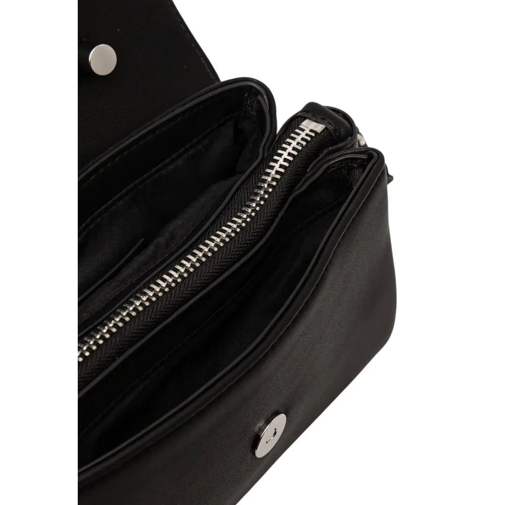 Tommy Hilfiger Black Polyethylene Handbag - Satchel Bags