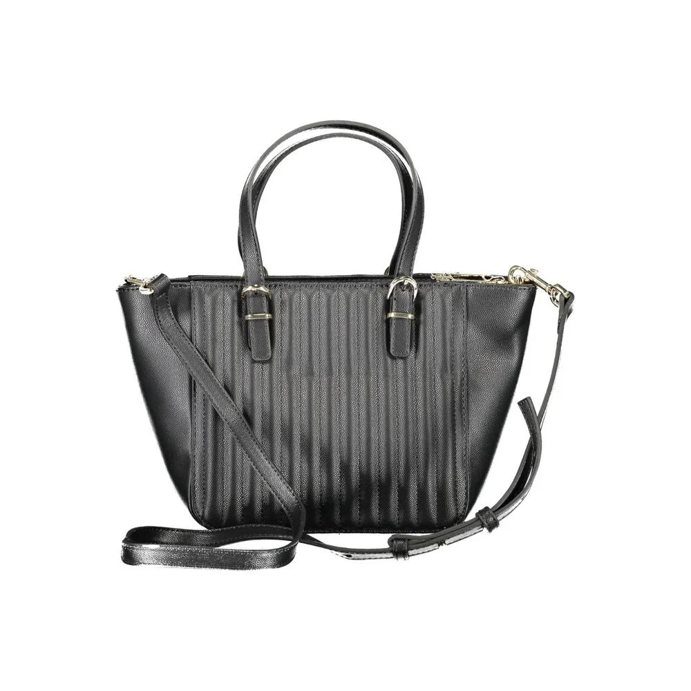 Tommy Hilfiger Black Polyethylene Handbag - Satchel Bags