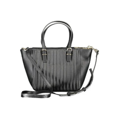 Tommy Hilfiger Black Polyethylene Handbag - Satchel Bags