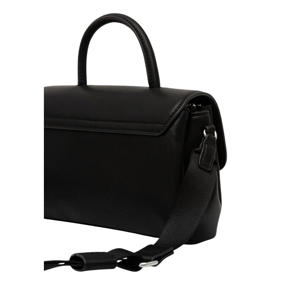 Tommy Hilfiger Black Polyethylene Handbag - Satchel Bags