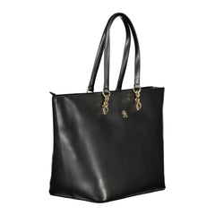 Tommy Hilfiger Black Polyethylene Handbag - Shopper Bags