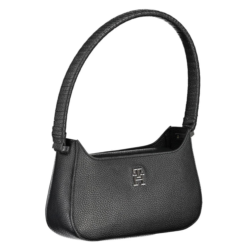 Tommy Hilfiger Black Polyethylene Handbag - Shoulder Bags