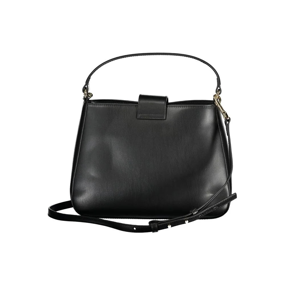 Tommy Hilfiger Black Polyethylene Handbag - Shoulder Bags