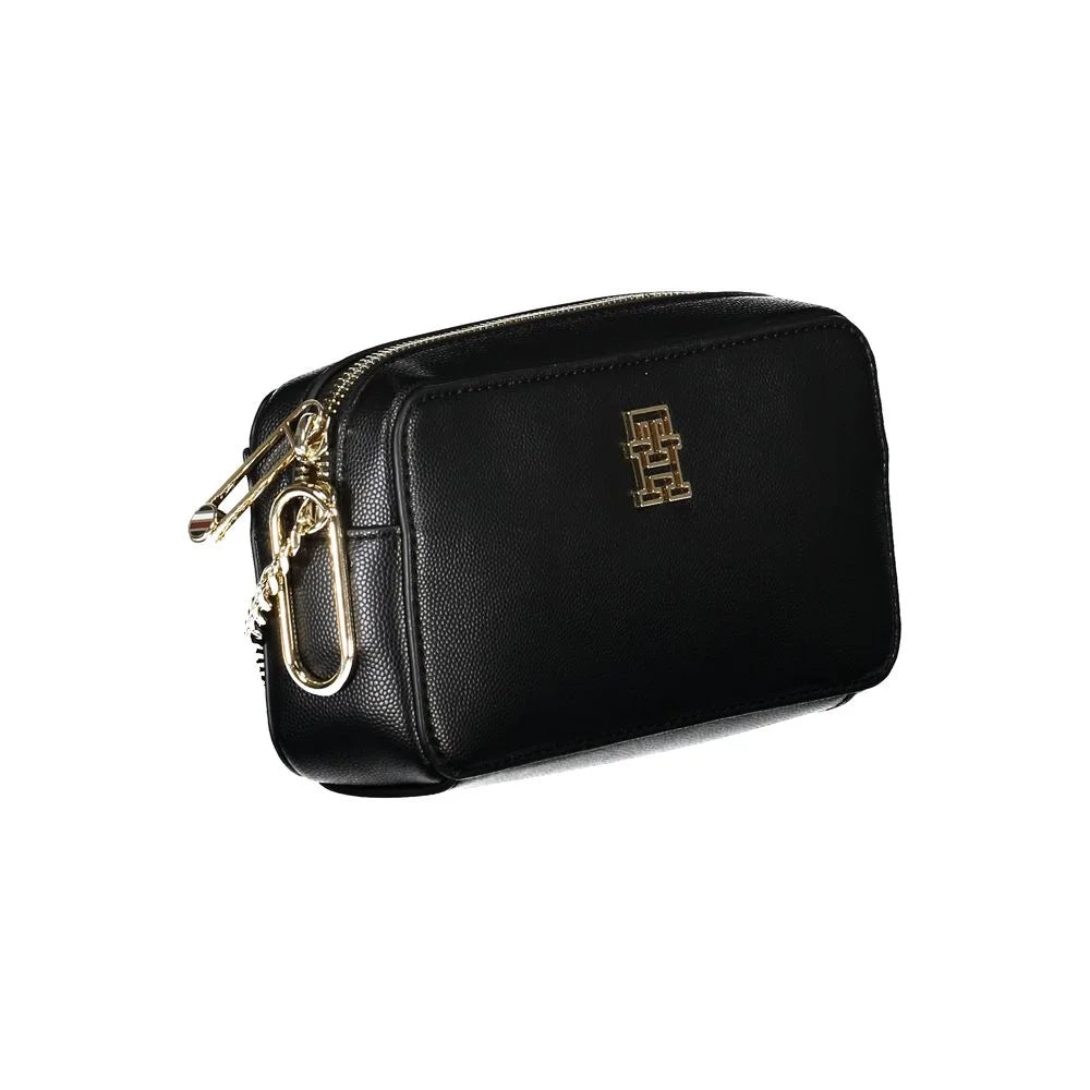 Tommy Hilfiger Black Polyethylene Handbag - Shoulder Bags