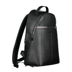 Tommy Hilfiger Black Polyethylene Men Backpack - Backpacks
