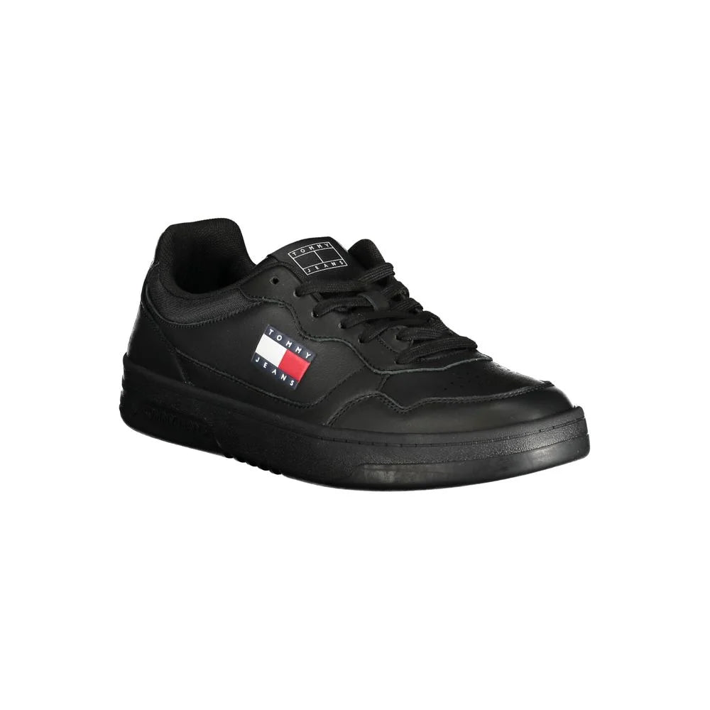 Tommy Hilfiger Black Polyethylene Men Sneaker - Sneakers