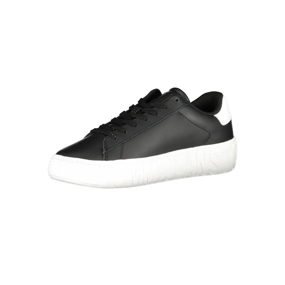 Tommy Hilfiger Black Polyethylene Men Sneaker - Sneakers