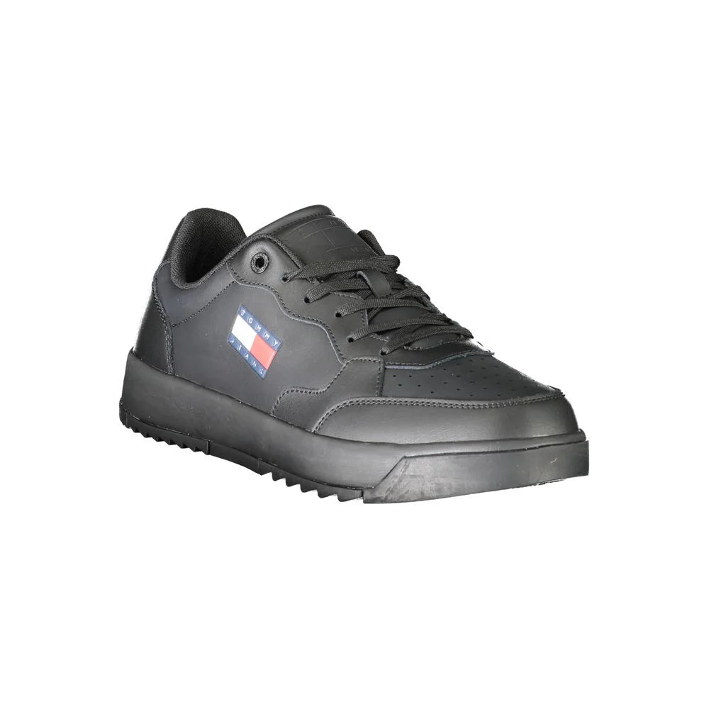 Tommy Hilfiger Black Polyethylene Men Sneaker - Sneakers