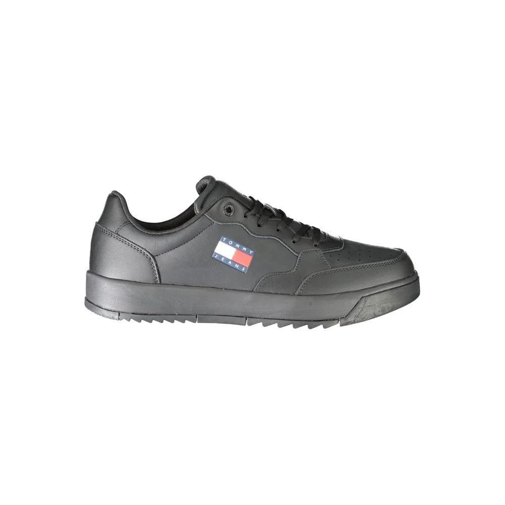 Tommy Hilfiger Black Polyethylene Men Sneaker - Sneakers