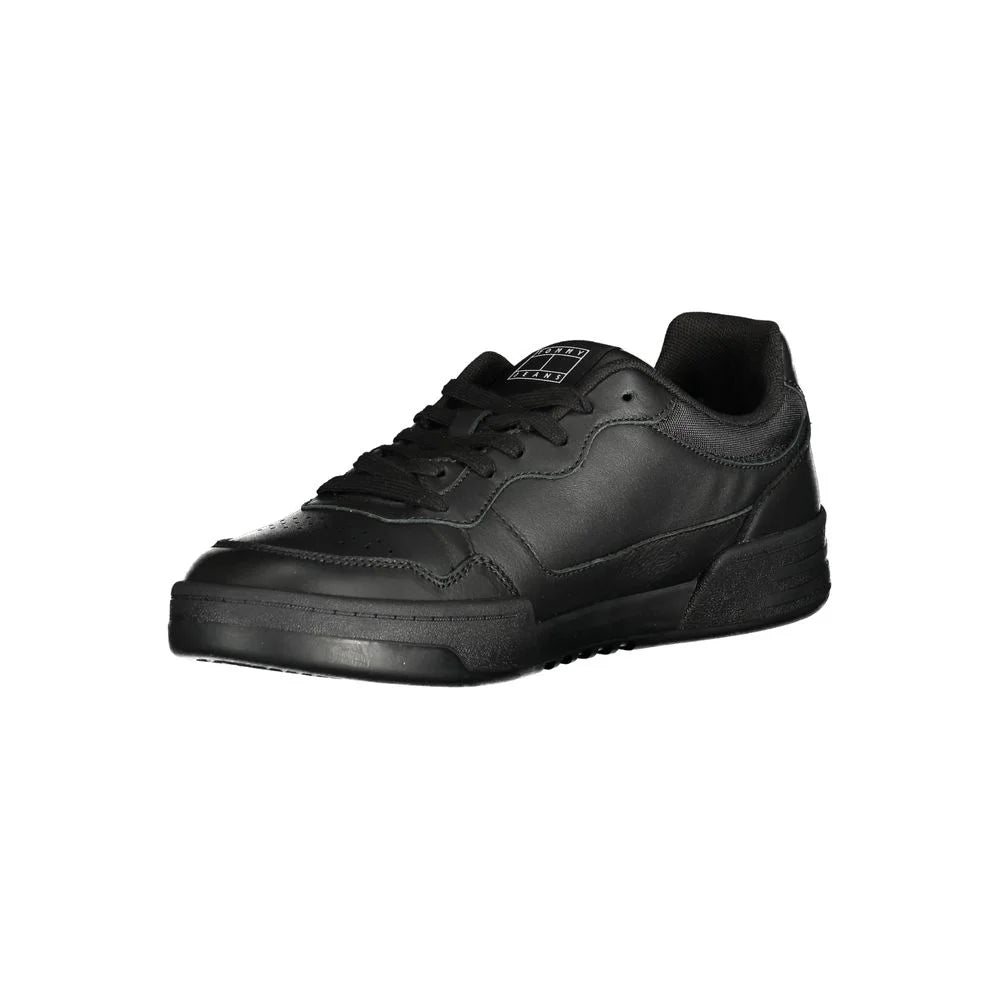 Tommy Hilfiger Black Polyethylene Men Sneaker - Sneakers