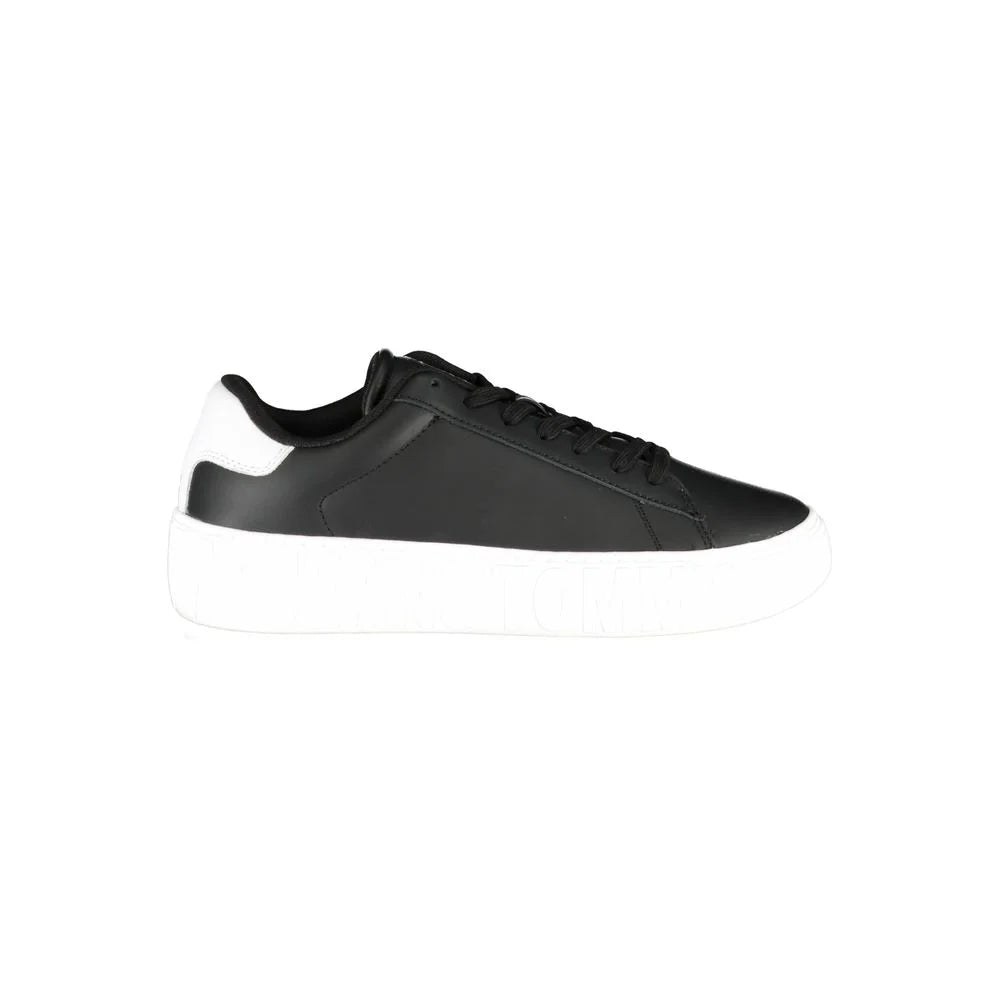 Tommy Hilfiger Black Polyethylene Men Sneaker - Sneakers