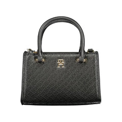 Tommy Hilfiger Black Polyethylene Women Handbag - Satchel Bags