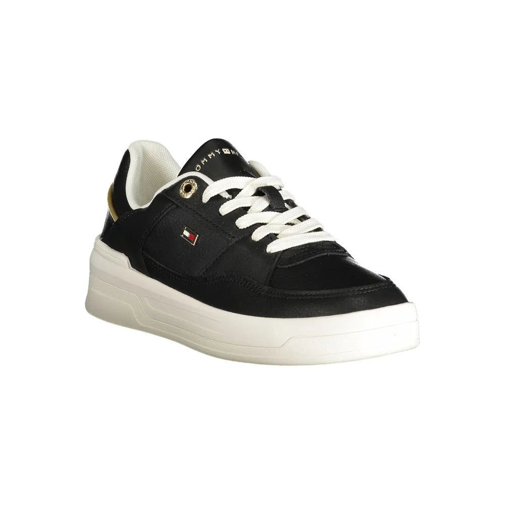 Tommy Hilfiger Black Polyethylene Women Sneaker - Sneakers