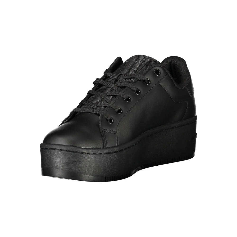 Tommy Hilfiger Black Polyethylene Women Sneaker - Sneakers