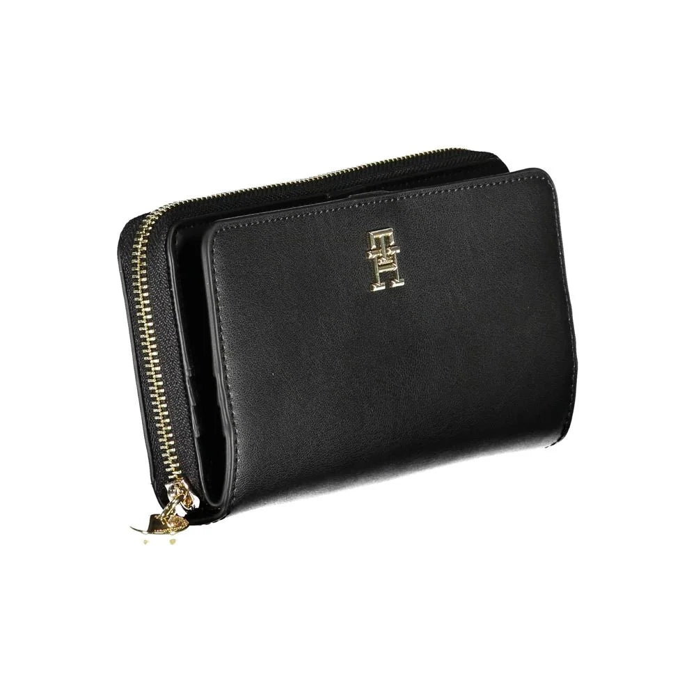 Tommy Hilfiger Black Polyethylene Women Wallet - Wallets