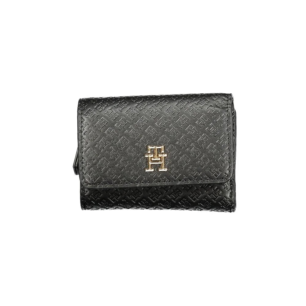 Tommy Hilfiger Black Polyethylene Women Wallet - Wallets
