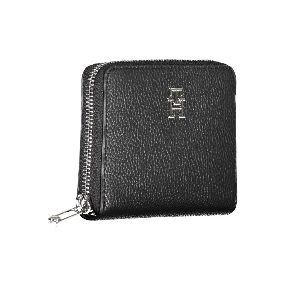 Tommy Hilfiger Black Polyethylene Women Wallet - Wallets