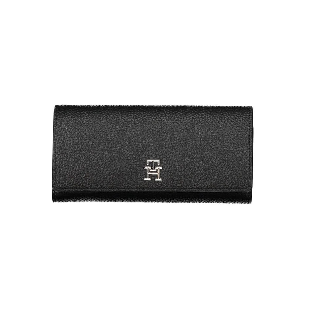 Tommy Hilfiger Black Polyethylene Women Wallet - Wallets