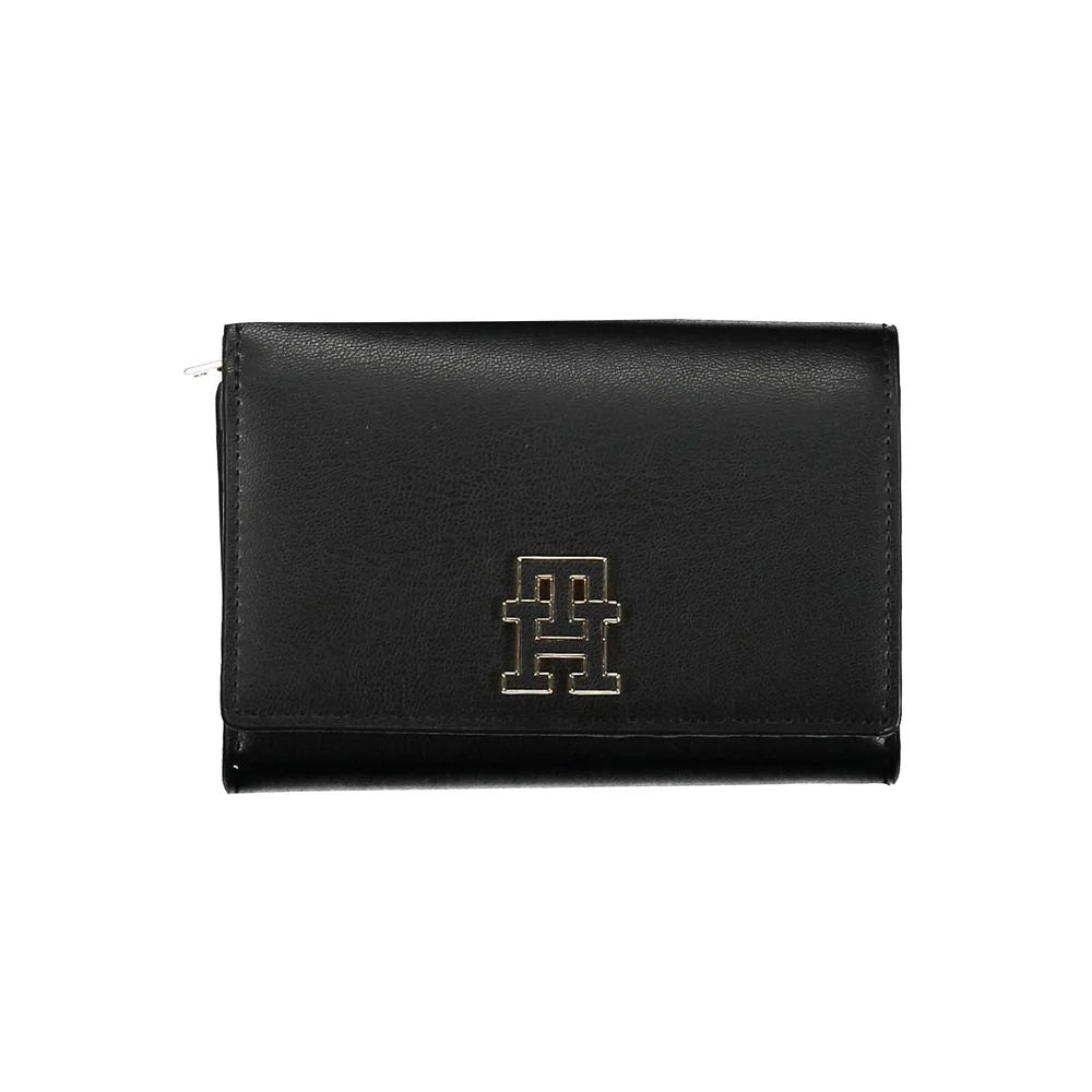 Tommy Hilfiger Black Polyethylene Women Wallet - Wallets
