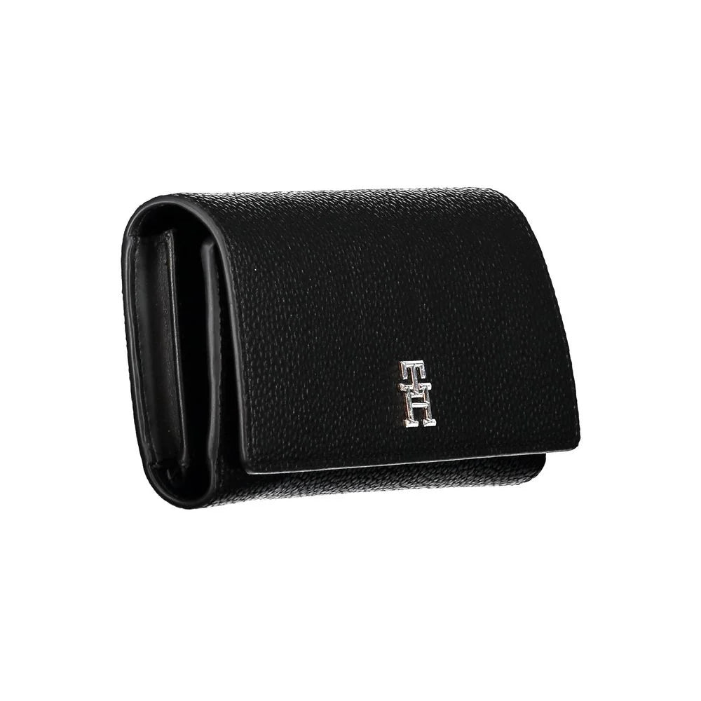 Tommy Hilfiger Black Polyethylene Women Wallet - Wallets