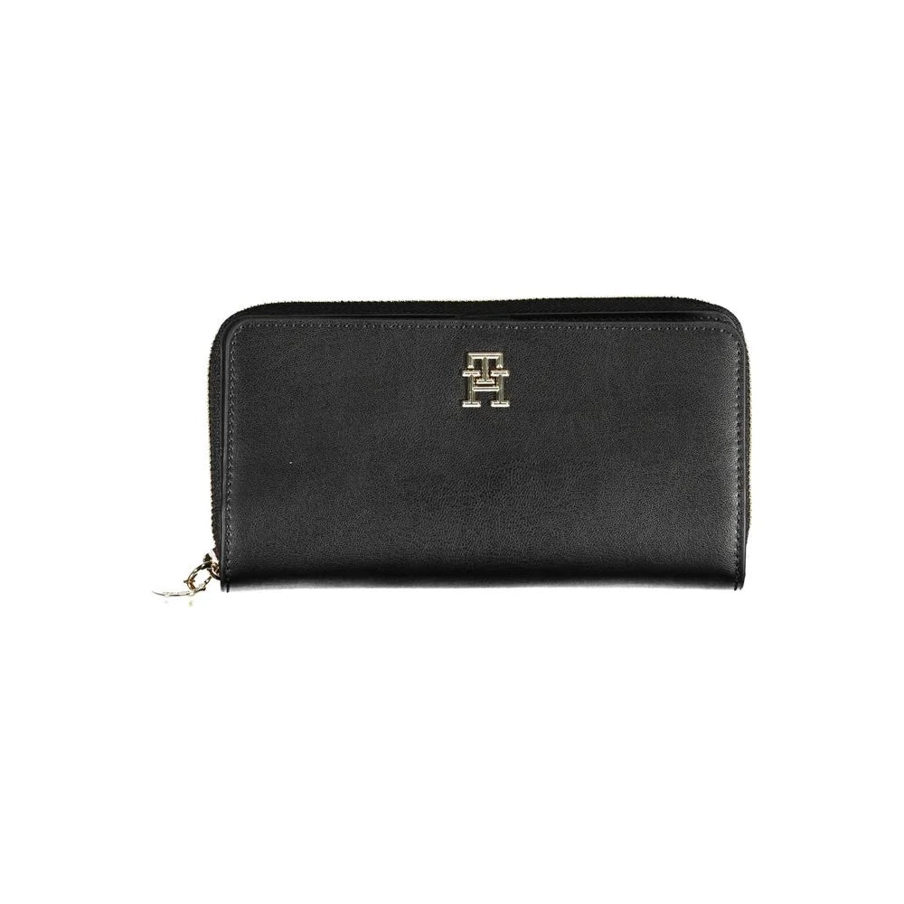 Tommy Hilfiger Black Polyethylene Women Wallet - Wallets