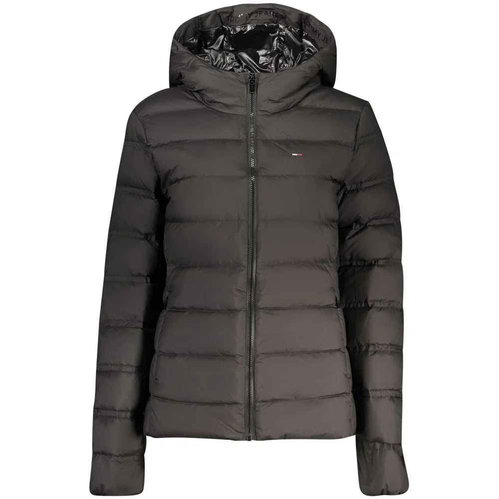 Tommy Hilfiger Black Recycled Polyester Women Jacket - Puffer Jackets