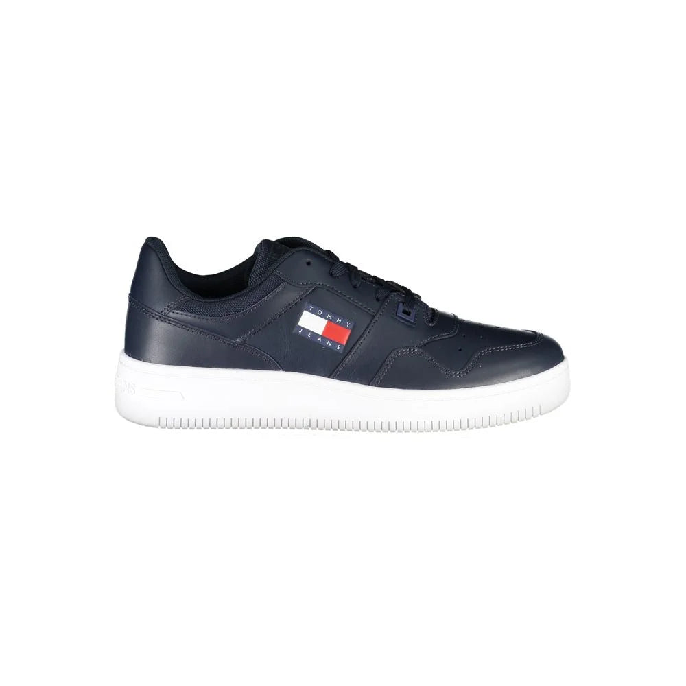 Tommy Hilfiger Blue Contrast Sneakers with Logo Detail - EU40/US7 - Sneakers
