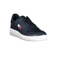 Tommy Hilfiger Blue Contrast Sneakers with Logo Detail - EU40/US7 - Sneakers