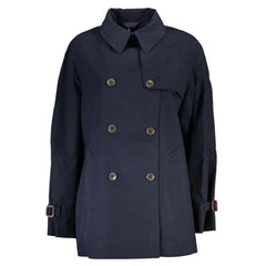 Tommy Hilfiger Blue Cotton Jackets & Coat - Trench Coats