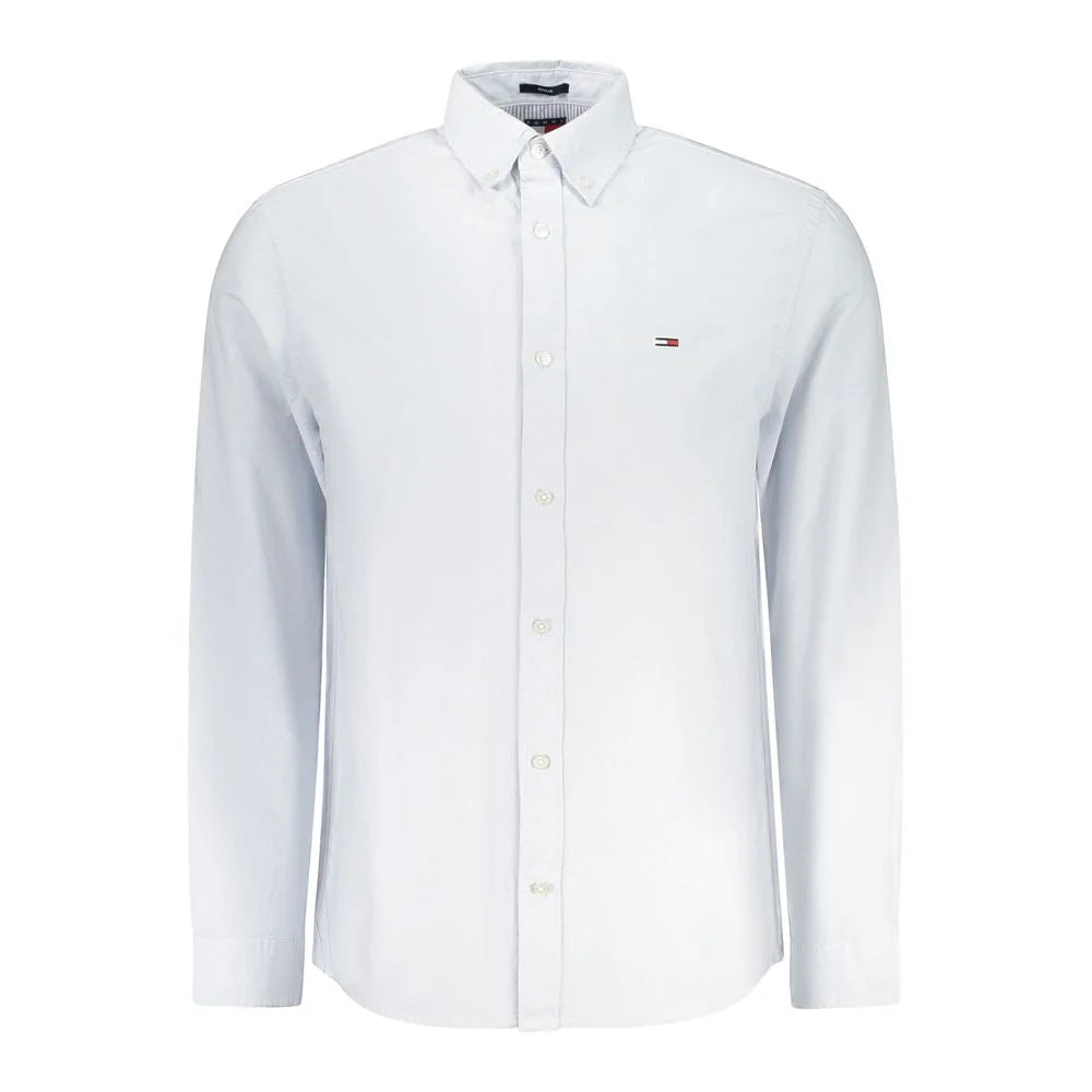 Tommy Hilfiger Blue Cotton Men Shirt - S - Shirts