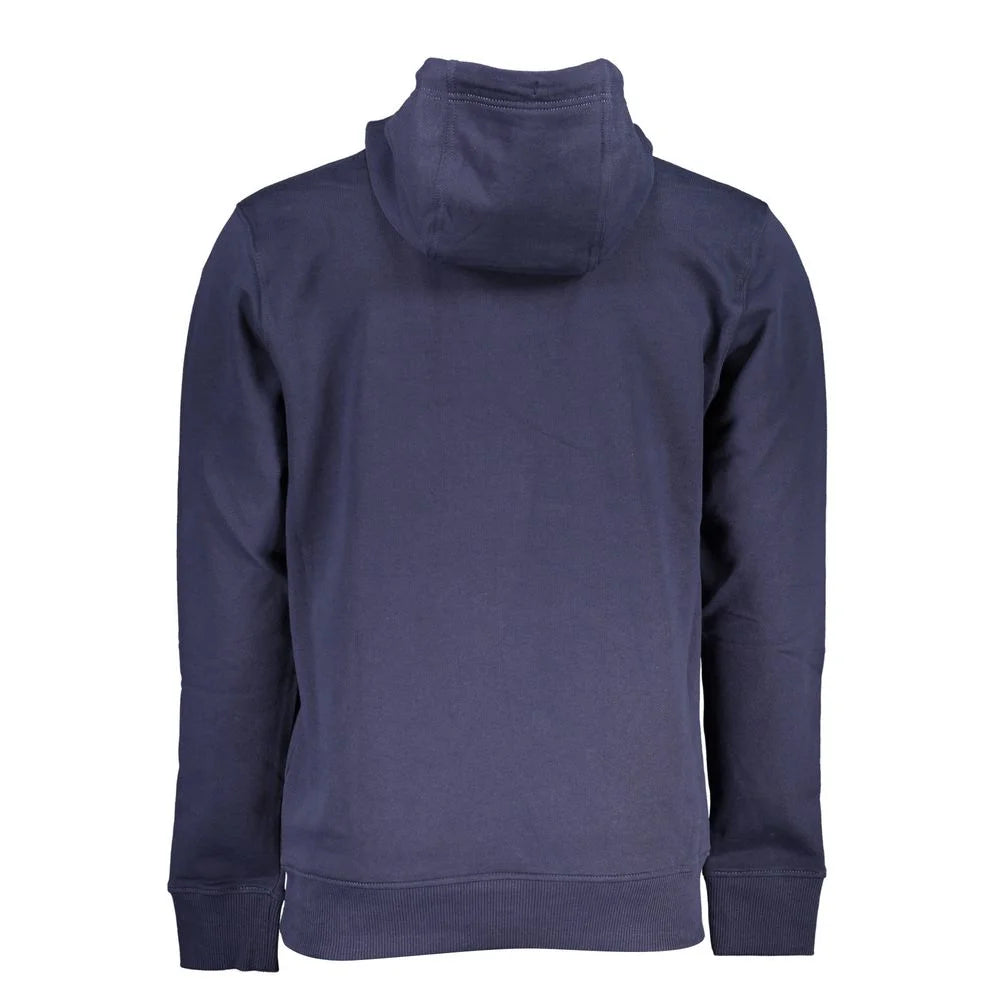 Tommy Hilfiger Blue Cotton Men Sweater - L - Hoodies