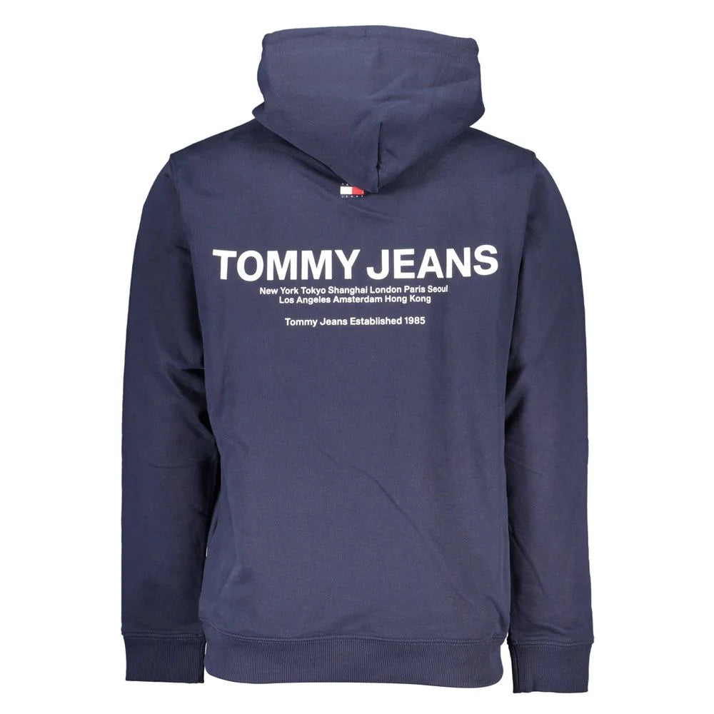 Tommy Hilfiger Blue Cotton Men Sweater - M - Hoodies