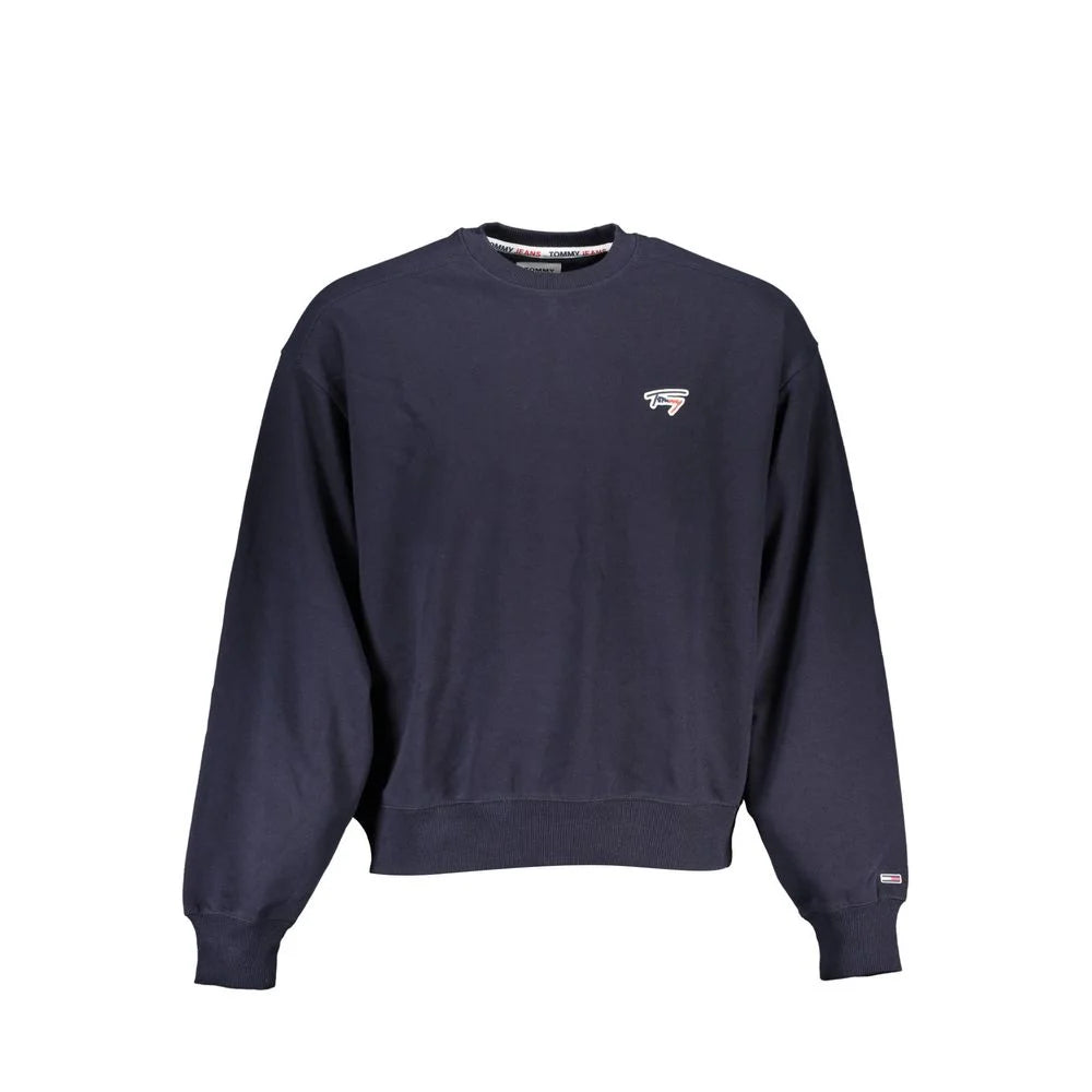 Tommy Hilfiger Blue Cotton Men Sweater - Sweatshirts