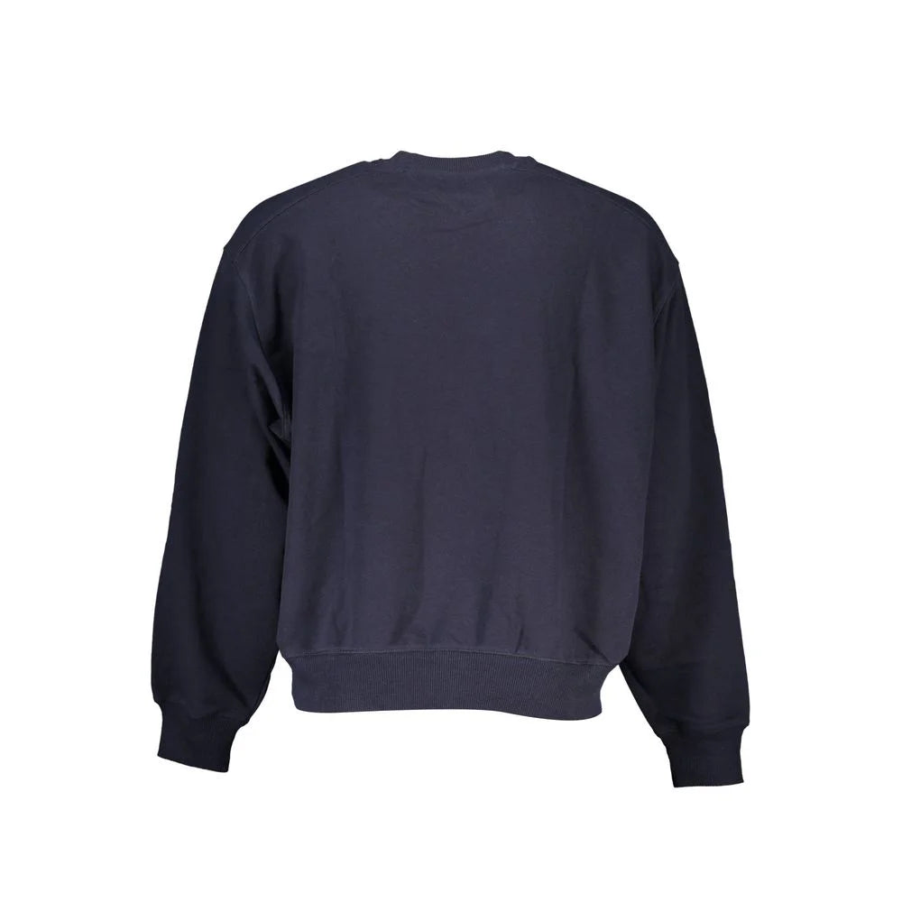 Tommy Hilfiger Blue Cotton Men Sweater - Sweatshirts