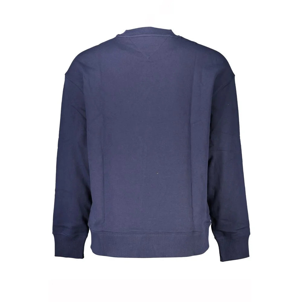 Tommy Hilfiger Blue Cotton Men Sweater - Sweatshirts