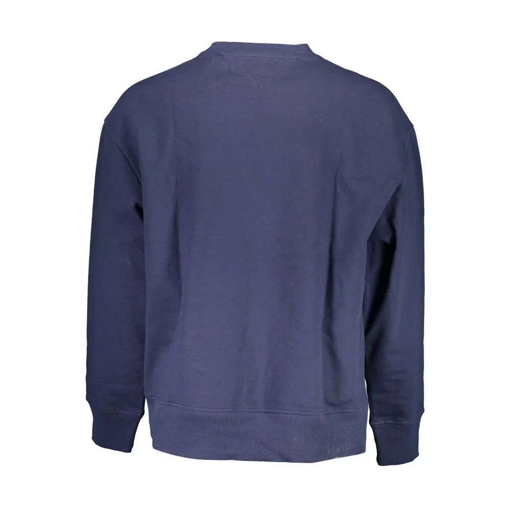 Tommy Hilfiger Blue Cotton Men Sweater - XXL - Sweatshirts
