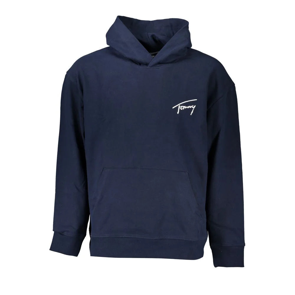 Tommy Hilfiger Blue Cotton Men Sweatshirt - Hoodies