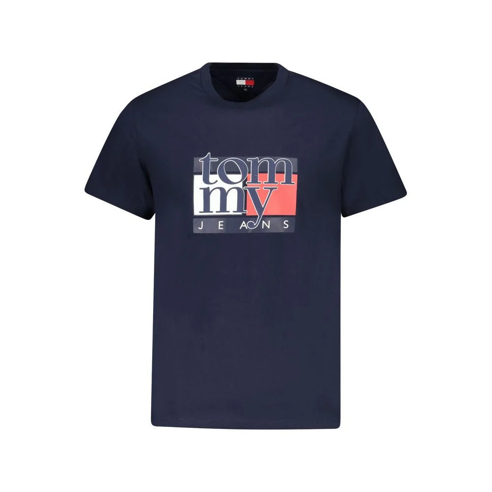 Tommy Hilfiger Blue Cotton Men T-Shirt
